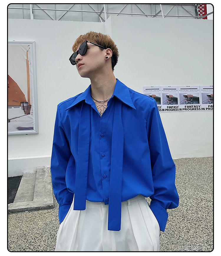 Long Sleeved Shirt Men's Korea - Street Fashion Hong Kong incelemesi ve fiyatı