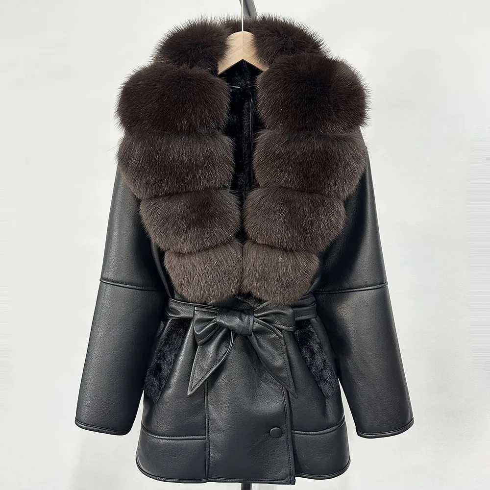 Retro Lamb Fur Jacket Natural  - Street Fashion Store incelemesi ve fiyatı