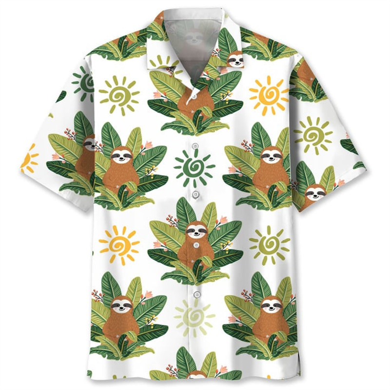 Australia Sloth Hawaiian Shirt - Street Fashion Australia incelemesi ve fiyatı