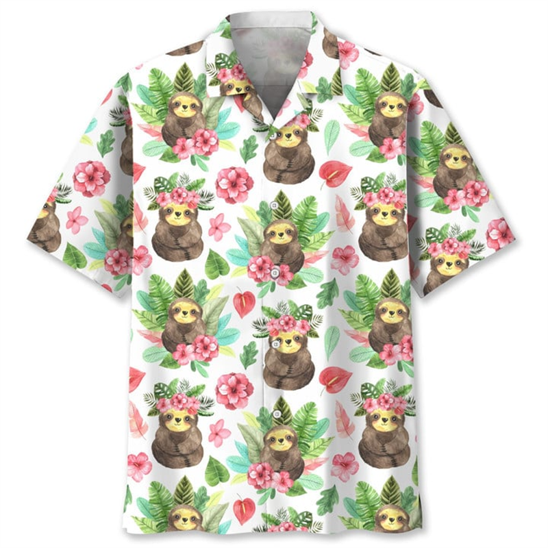 Australia Sloth Hawaiian Shirt - Street Fashion Australia incelemesi ve fiyatı