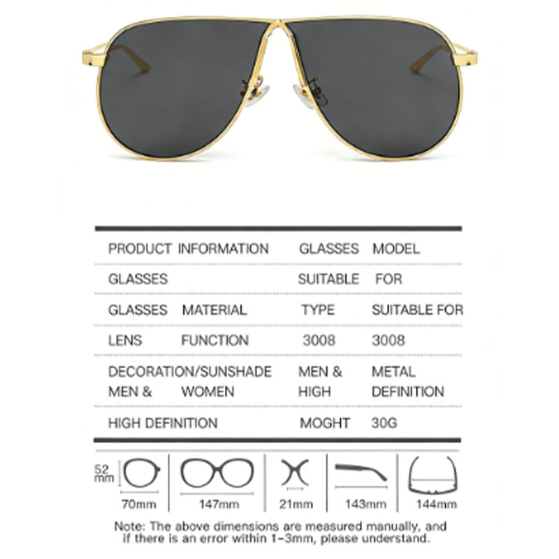New metal frame sunglasses, hi - Street Fashion High End incelemesi ve fiyatı