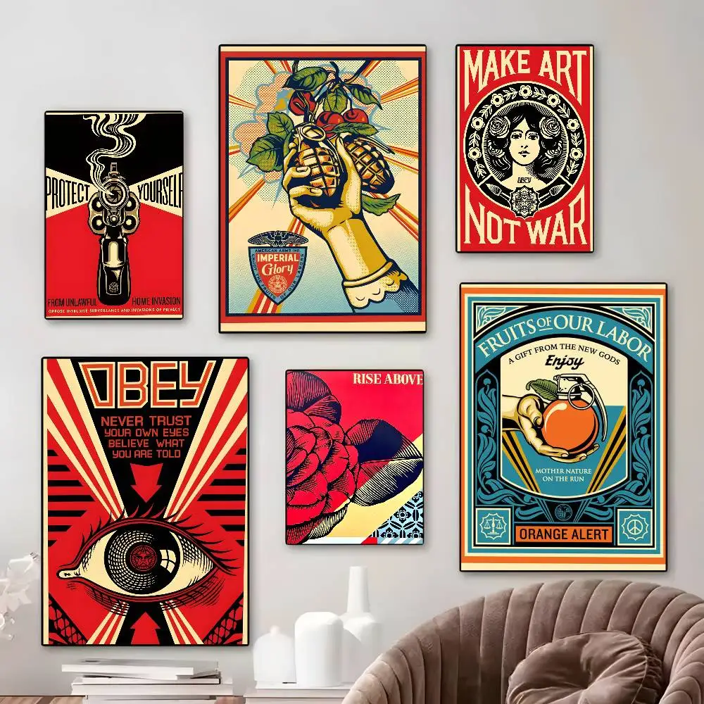 Vintage Shepard Fairey Art Str - Street Fashion Wallpaper incelemesi ve fiyatı