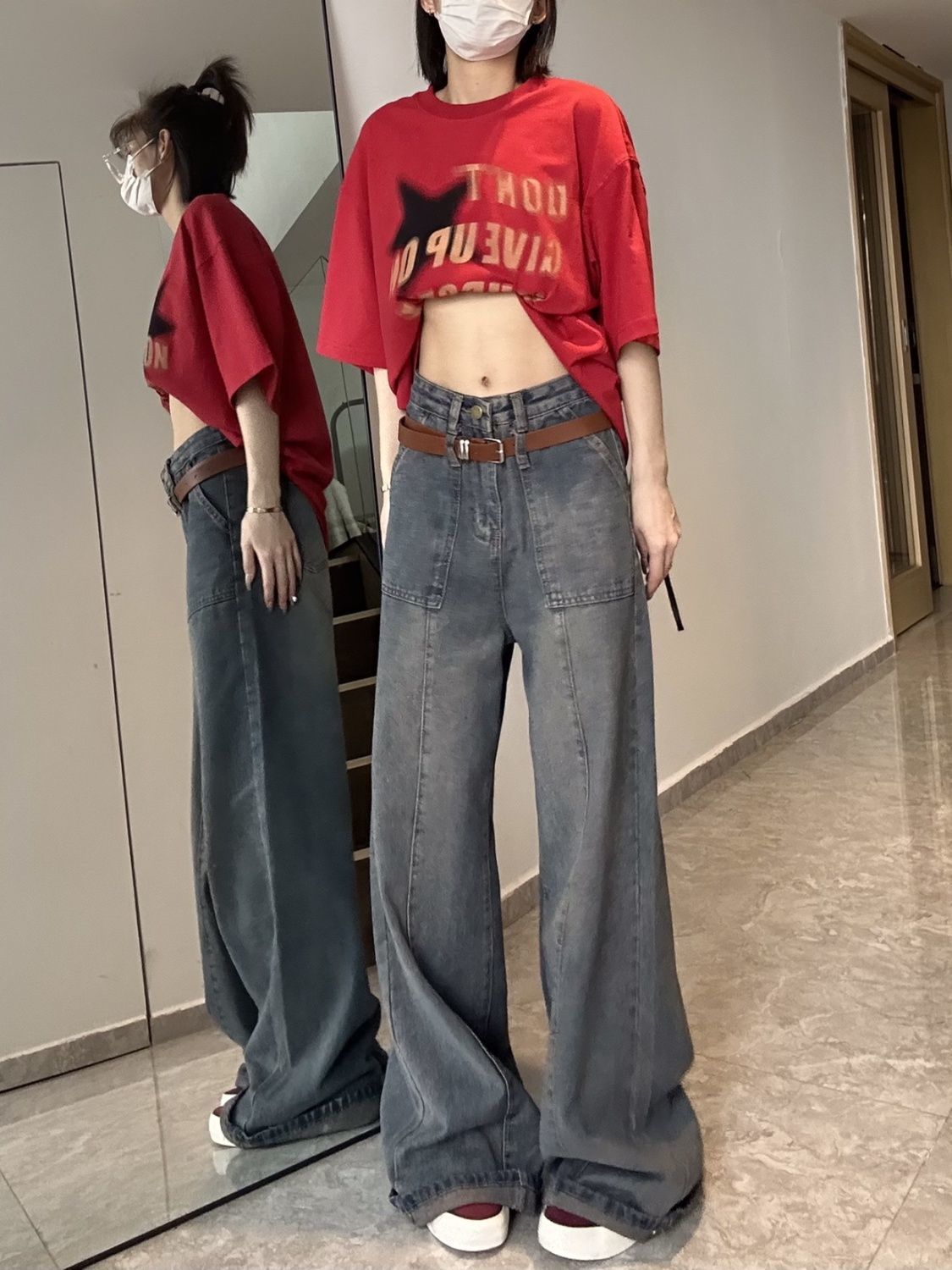 Jeans Woman Denim Trousers Kaw - Japanese Street Fashion Female incelemesi ve fiyatı