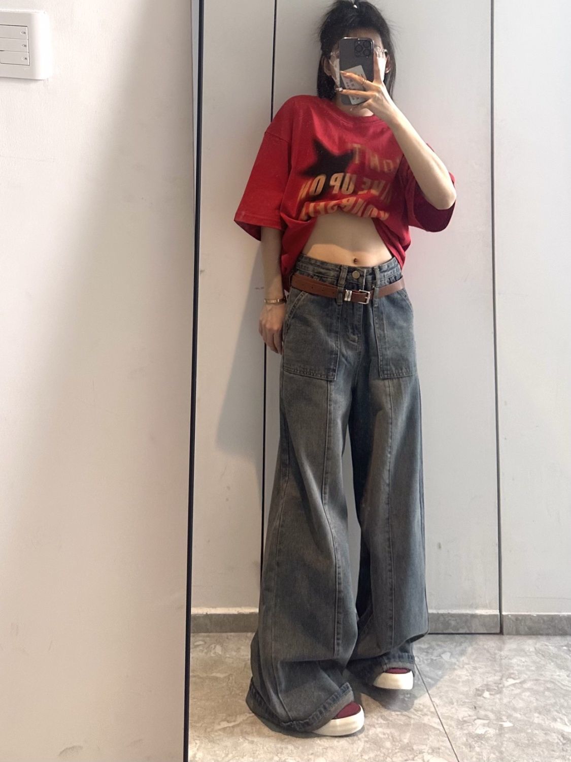 Jeans Woman Denim Trousers Kaw - Japanese Street Fashion Female incelemesi ve fiyatı