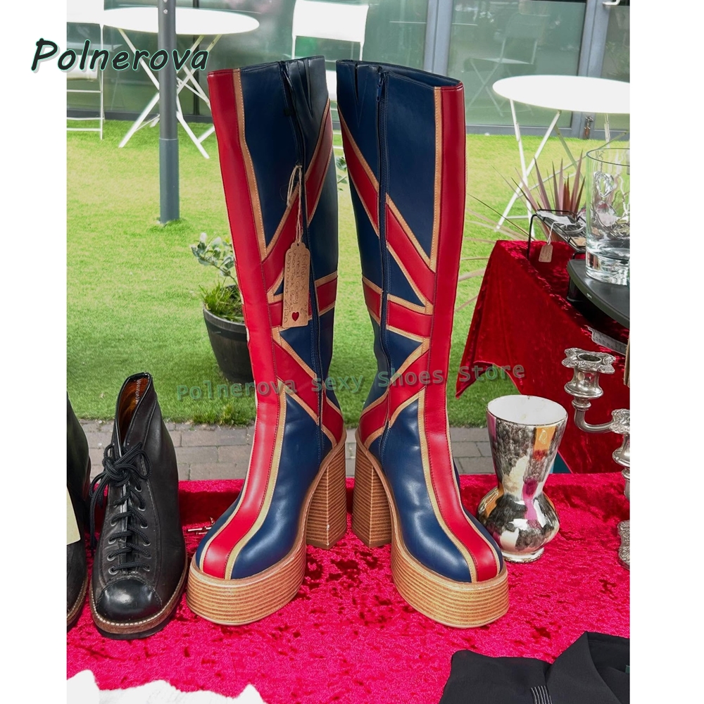 Union Jack Platform Fashion Bo - Street Fashion Girls incelemesi ve fiyatı