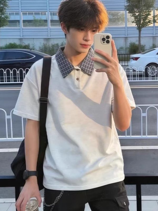 Loose Fit Summer Short Sleeve  - Street Fashion Hong Kong incelemesi ve fiyatı